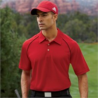 Adidas Golf ClimaLite Piped Polo Shirt