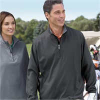 Ashworth Houndstooth Half-Zip Jacket