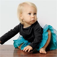 Bella Infant Baby Rib Long-Sleeve Tee