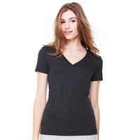 Bella Ladies' Deep V-Neck T-Shirt