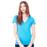 Bella Ladies' Triblend Deep V-Neck T-Shirt