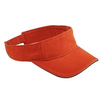 Big Accessories Washed Twill Visor