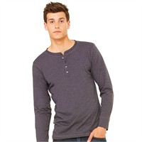 Canvas Long-Sleeve Henley