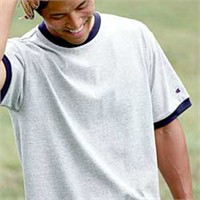 Champion Tagless Ringer Tee