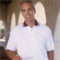 Gildan Racing Trim Pique Knit Polo Shirt