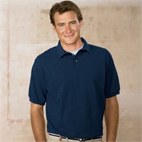 Hanes Pique Knit Polo Shirt