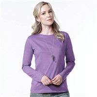 LAT Ladies Combed Cotton Long-Sleeve T-Shirt