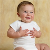 Rabbit Skins Infant Lap Shoulder T-Shirt