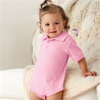 Rabbit Skins Infant Polo Creeper